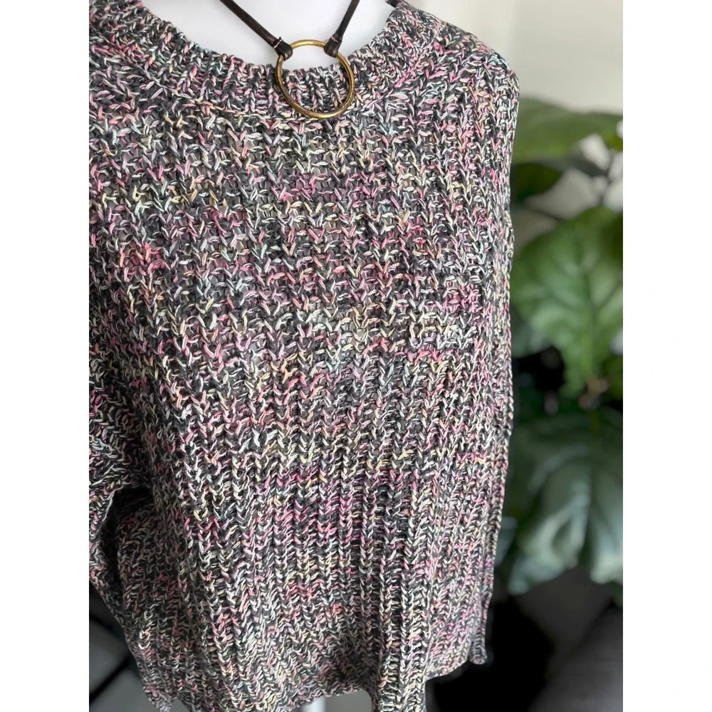 American Eagle Space Dye Knit Sweater Size S